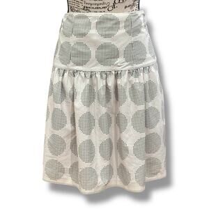 Nike Women’s Size 10 Gray Polka Dot Dri-Fit Golf Skirt Pickleball Tennis
